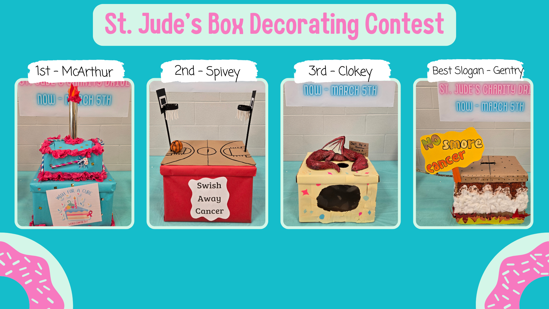 St. Jude's Charity Drive: Box Competition